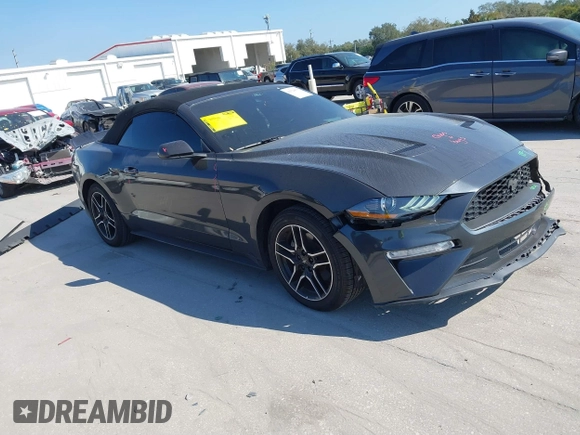 2022 Ford Mustang EcoBoost with VIN 1FATP8UH9N5102906, listed as a IAAI auction lot 41529835 with 54,799 mi miles. Bid and sale history available at carsss.com. Image 1.