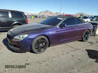 2012 BMW 6 Series 650i z VIN WBALZ3C50CC397706, wystawiony jako Copart lot #89402265 z przebiegiem 92 186 mil mil oraz Szkody całkowita. Historia ofert i sprzedaży dostępna na DreamBid. Obrazek 1.