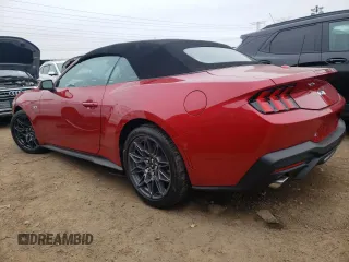 2024 Ford Mustang GT Premium with VIN 1FAGP8FF8R5108165, listed as a Copart auction lot 43248194 with 33 mi miles and Salvage title. Bid and sale history available at DreamBid. Image 2.
