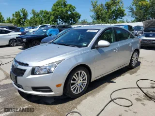2014 Chevrolet Cruze ECO with VIN 1G1PJ5SB1E7308843, listed as a Copart auction lot 60935044 with 182,911 mi miles and Salvage Title. Bid and sale history available at carsss.com. Image 1.