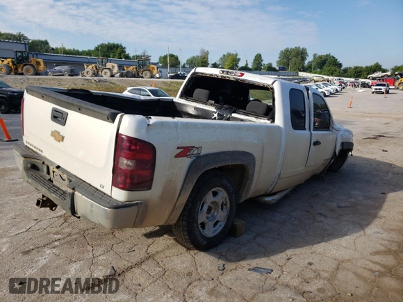 2007 Chevrolet Silverado 1500 Work Truck with VIN 2GCEK19C271693882, listed as a Copart auction lot 59260514 with 195,746 mi miles and Salvage Title. Bid and sale history available at carsss.com. Image 3.
