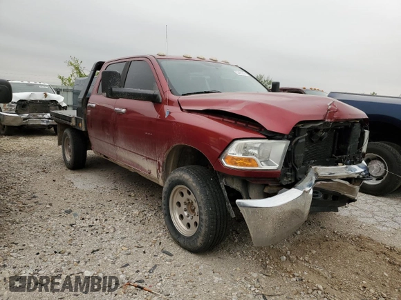 2011 Ram 2500 SLT with VIN 3D7TT2CT0BG523545, listed as a Copart auction lot 53481675 with 201,509 mi miles and Salvage title. Bid and sale history available at DreamBid. Image 4.