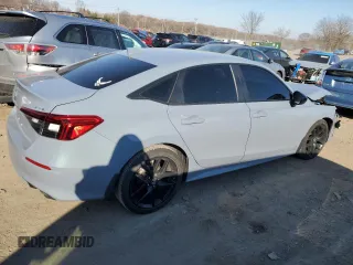 2022 Honda Civic Sport with VIN 2HGFE2F50NH553150, listed as a Copart auction lot 46809705 with 30,065 mi miles and Salvage Title. Bid and sale history available at carsss.com. Image 3.