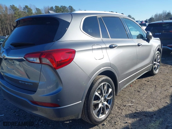 2020 Buick Envision Essence with VIN LRBFXCSA5LD112088, listed as a IAAI auction lot 41208726 with 18,371 mi miles. Bid and sale history available at carsss.com. Image 4.