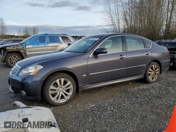 2008 Infiniti M with VIN JNKAY01F78M652407, listed as a Copart auction lot 46091325 with 135,794 mi miles and Clean Title. Bid and sale history available at DreamBid. Image 1.