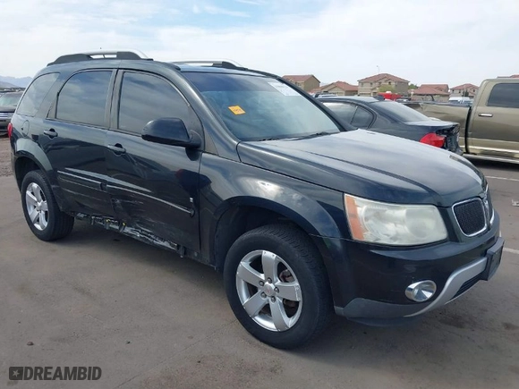 2008 Pontiac Torrent with VIN 2CKDL33F586313860, listed as a IAAI auction lot 41868023 with 184101 miles. Bid and sale history available at carsss.com. Image 1.