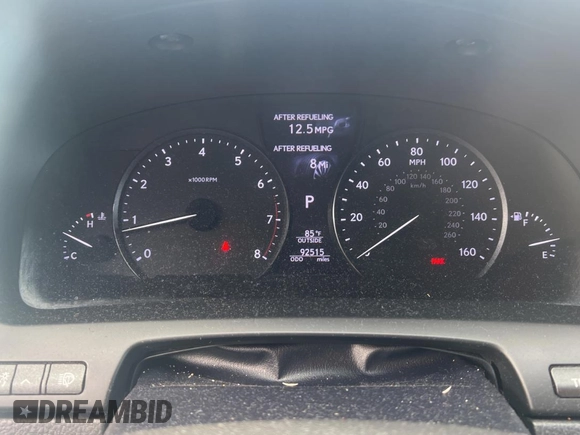 2015 Lexus LS 460 with VIN JTHBL5EF8F5135294, listed as a Copart auction lot 64402185 with 92,515 mi miles and Clean title. Bid and sale history available at DreamBid. Image 8.