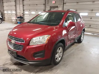 2015 Chevrolet Trax LT with VIN KL7CJRSB6FB063787, listed as a IAAI auction lot 41858467 with 134,342 mi miles. Bid and sale history available at carsss.com. Image 17.