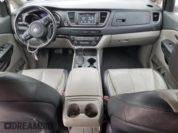 2021 Kia Sedona EX with VIN KNDMB5C19M6661901, listed as a Copart auction lot 88771905 with 93,987 mi miles and Salvage Title. Bid and sale history available at carsss.com. Image 8.