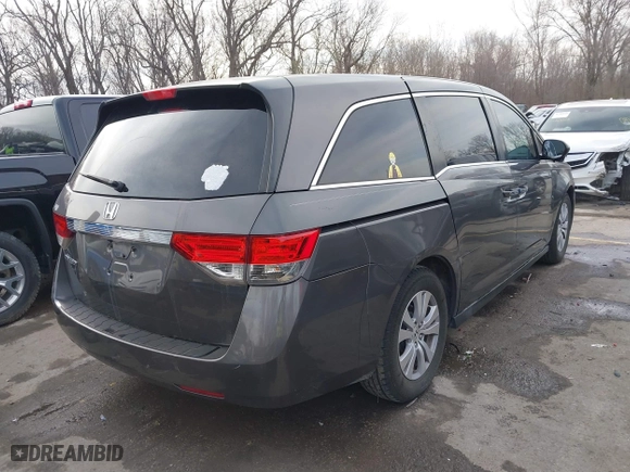 2015 Honda Odyssey EX with VIN 5FNRL5H44FB116511, listed as a IAAI auction lot 41843349 with 174,051 mi miles. Bid and sale history available at carsss.com. Image 4.