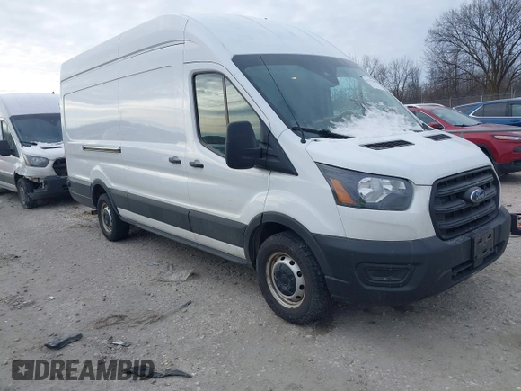 2020 Ford Transit Cargo with VIN 1FTBR3X85LKB51985, listed as a IAAI auction lot 41327206 with 206,896 mi miles and . Bid and sale history available at carsss.com. Image 1.