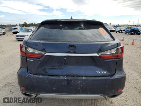 2022 Lexus RX with VIN 2T2HZMAA6NC236443, listed as a Copart auction lot 42442325 with 0 mi miles and Salvage Title. Bid and sale history available at carsss.com. Image 6.