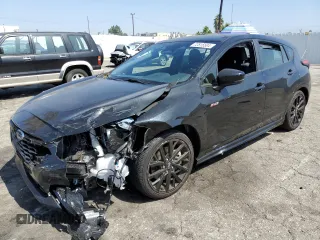 2024 Subaru Impreza RS with VIN JF1GUHHC2R8271484, listed as a Copart auction lot 72815504 with 3,862 mi miles and Salvage Title. Bid and sale history available at carsss.com. Image 1.