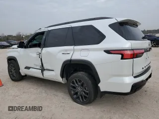 2023 Toyota Sequoia SR5 with VIN 7SVAAABA4PX001883, listed as a Copart auction lot 48304855 with 20,773 mi miles and Salvage Title. Bid and sale history available at carsss.com. Image 2.