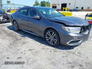 2020 Acura TLX w/Technology Pkg with VIN 19UUB3F4XLA000269, listed as a IAAI auction lot 42151103 with 60,533 mi miles. Bid and sale history available at carsss.com. Image 1.
