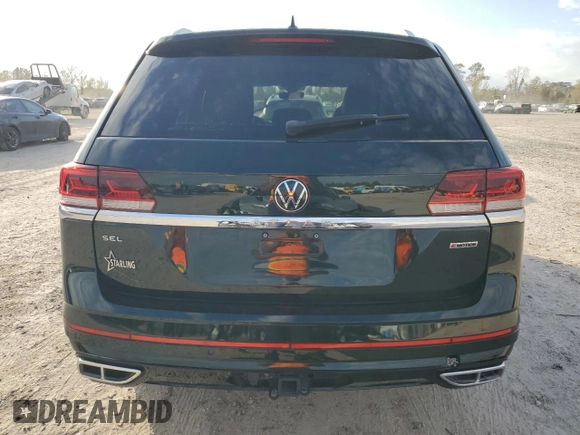 2022 Volkswagen Atlas 3.6L V6 SEL R-Line with VIN 1V2AR2CA3NC512284, listed as a Copart auction lot 86606084 with 69,638 mi miles and Salvage Title. Bid and sale history available at carsss.com. Image 7.