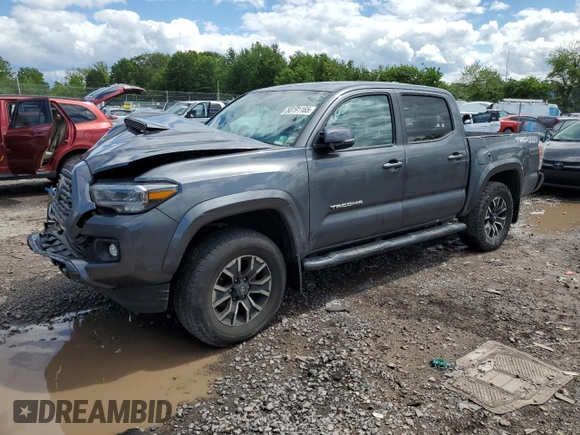 2023 Toyota Tacoma SR with VIN 3TMCZ5AN7PM586455, listed as a Copart auction lot 58191165 with Not provided miles and Salvage title. Bid and sale history available at DreamBid. Image 1.