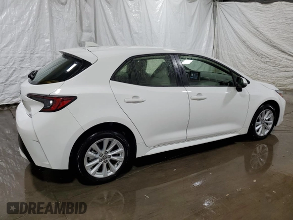 2024 Toyota Corolla Hatchback SE with VIN JTND4MBEXR3228083, listed as a Copart auction lot 72887214 with 3,442 mi miles and Clean Title. Bid and sale history available at carsss.com. Image 3.