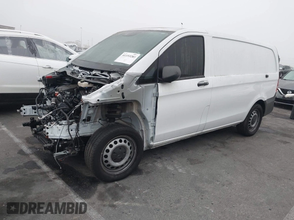 2023 Mercedes-Benz Metris Cargo with VIN W1YV0BEY5P4340906, listed as a IAAI auction lot 41153285 with 7,637 mi miles and . Bid and sale history available at DreamBid. Image 16.