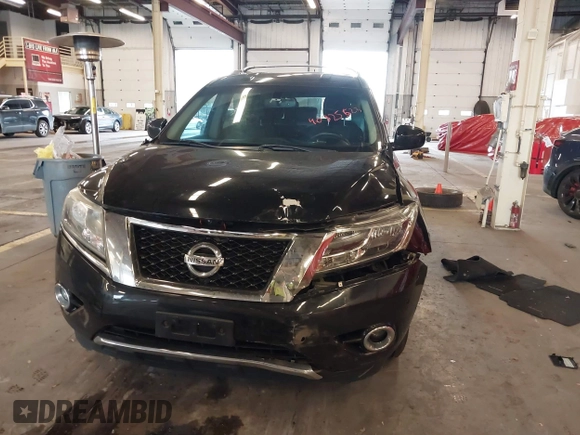2016 Nissan Pathfinder S with VIN 5N1AR2MNXGC630771, listed as a IAAI auction lot 40825523 with 106,051 mi miles and . Bid and sale history available at DreamBid. Image 13.