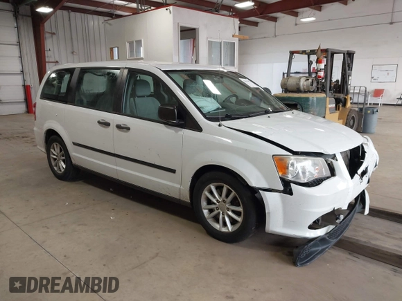 2014 Dodge Grand Caravan American Value with VIN 2C4RDGBG7ER345277, listed as a IAAI auction lot 42061355 with 145,889 mi miles and . Bid and sale history available at DreamBid. Image 1.