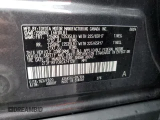 2024 Toyota RAV4 LE with VIN 2T3F1RFV3RC474128, listed as a Copart auction lot 55772125 with 7,722 mi miles and Salvage title. Bid and sale history available at DreamBid. Image 13.
