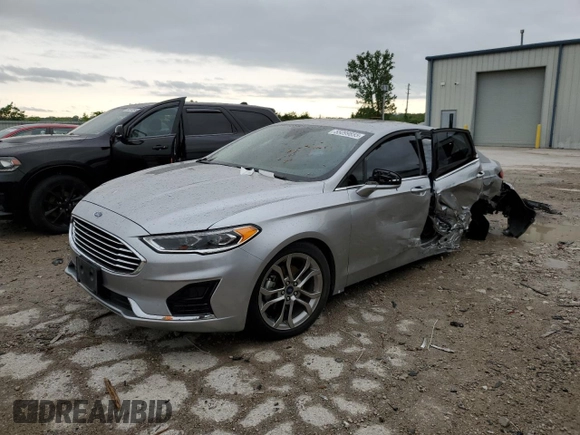 2020 Ford Fusion SEL с VIN 3FA6P0CD4LR148327, выставлен на аукционе Copart как лот 55099855 с пробегом Не указан миль и Списание • Salvage title. История ставок и продаж доступна на DreamBid. Изображение 1.
