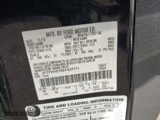 2014 Ford F-150 XL with VIN 1FTFW1ET6EFA37771, listed as a IAAI auction lot 41345894 with 1 mi miles. Bid and sale history available at carsss.com. Image 9.