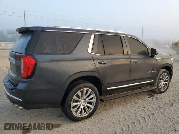 2022 GMC Yukon Denali with VIN 1GKS1DKL2NR184613, listed as a Copart auction lot 77578064 with 0 mi miles and Non Repairable. Bid and sale history available at carsss.com. Image 3.