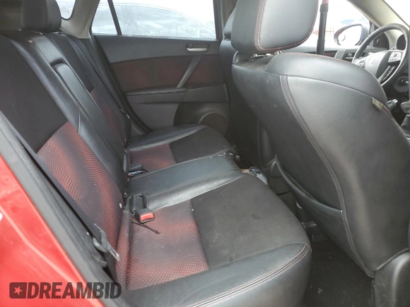 2012 Mazda 3 Mazdaspeed3 Touring with VIN JM1BL1L43C1625205, listed as a Copart auction lot 52404454 with Not Provided miles and Salvage Title. Bid and sale history available at DreamBid. Image 10.