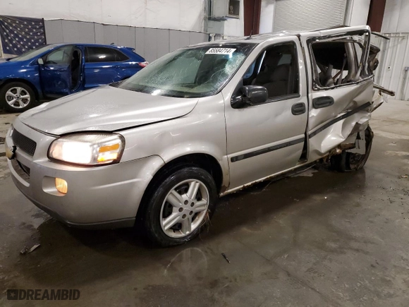 2005 Chevrolet Uplander with VIN 1GNDV03L65D253517, listed as a Copart auction lot 85584714 with NaN miles and Salvage Title. Bid and sale history available at carsss.com. Image 1.