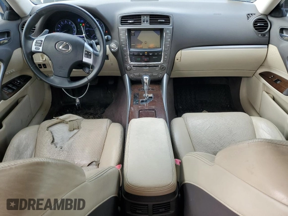 2011 Lexus IS 250 z VIN JTHCF5C28B5047108, wystawiony jako Copart lot #56041835 z przebiegiem 188 156 mil mil oraz Szkoda całkowita • Salvage title. Historia ofert i sprzedaży dostępna na DreamBid. Obrazek 8.