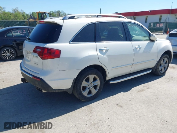 2012 Acura MDX Tech Pkg with VIN 2HNYD2H38CH510771, listed as a IAAI auction lot 42144141 with 167,376 mi miles. Bid and sale history available at carsss.com. Image 4.