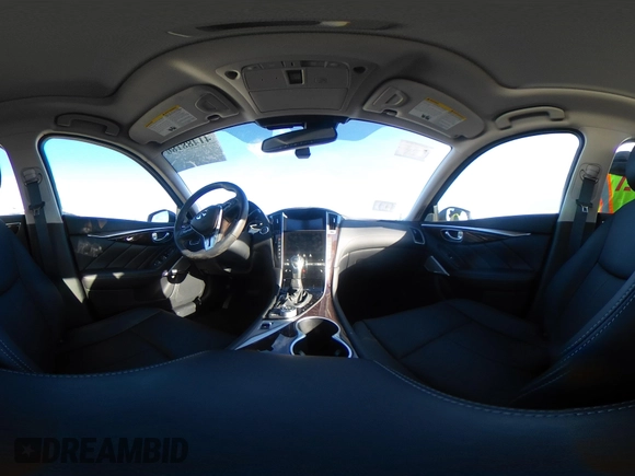 2018 Infiniti Q50 Hybrid Premium with VIN JN1AV7AR7JM540051, listed as a IAAI auction lot 41488180 with 1,110 mi miles and . Bid and sale history available at carsss.com. Image 18.