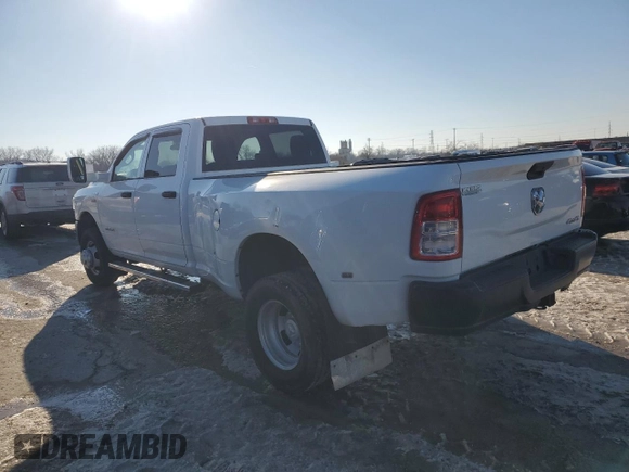 2020 Ram 3500 Tradesman z VIN 3C63RRGJXLG154261, wystawiony jako Copart lot #88937015 z przebiegiem Nie podano mil oraz Czysty tytuł • Clean title. Historia ofert i sprzedaży dostępna na DreamBid. Obrazek 2.