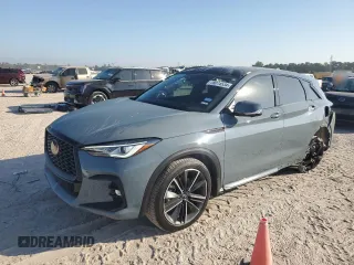 2024 Infiniti QX50 Sport with VIN 3PCAJ5FA0RF113864, listed as a Copart auction lot 78074534 with 1,635 mi miles and Salvage title. Bid and sale history available at DreamBid. Image 1.