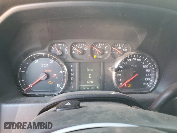 2019 Chevrolet Silverado 3500HD Work Truck with VIN 1GC4KVCYXKF191324, listed as a Copart auction lot 74964434 with 212,240 mi miles and Salvage Title. Bid and sale history available at carsss.com. Image 9.
