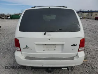 2002 Kia Sedona LX with VIN KNDUP131326320226, listed as a Copart auction lot 42018795 with 178,935 mi miles and Salvage Title. Bid and sale history available at carsss.com. Image 6.