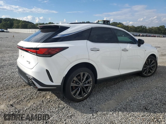 2023 Lexus RX with VIN 2T2BAMCA8PC037679, listed as a Copart auction lot 73362704 with 6,485 mi miles and Salvage Title. Bid and sale history available at carsss.com. Image 3.