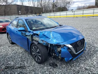 2020 Nissan Sentra SV with VIN 3N1AB8CV9LY302811, listed as a Copart auction lot 51254865 with 16,191 mi miles and Salvage Title. Bid and sale history available at carsss.com. Image 4.