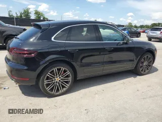 2016 Porsche Macan Turbo with VIN WP1AF2A53GLB94524, listed as a Copart auction lot 64172035 with 44,619 mi miles and Salvage title. Bid and sale history available at DreamBid. Image 3.
