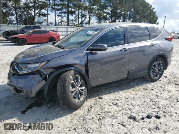 2020 Honda CR-V EX-L z VIN 5J6RW1H88LL013484, wystawiony jako Copart lot #51873995 z przebiegiem 37 483 mil mil oraz Szkoda całkowita • Salvage title. Historia ofert i sprzedaży dostępna na DreamBid. Obrazek 1.