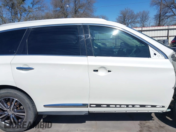 2017 Infiniti QX60 with VIN 5N1DL0MM3HC552510, listed as a IAAI auction lot 41744683 with 94,870 mi miles and . Bid and sale history available at DreamBid. Image 14.