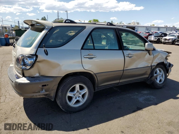 2002 Lexus RX 300 with VIN JTJGF10U620144786, listed as a Copart auction lot 65256724 with 276,954 mi miles and Non Repairable. Bid and sale history available at carsss.com. Image 3.