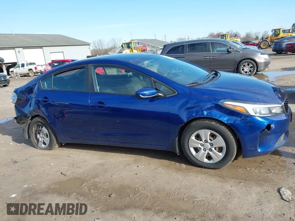 2018 Kia Forte LX with VIN 3KPFK4A76JE184604, listed as a IAAI auction lot 41965195 with 87,732 mi miles. Bid and sale history available at carsss.com. Image 14.