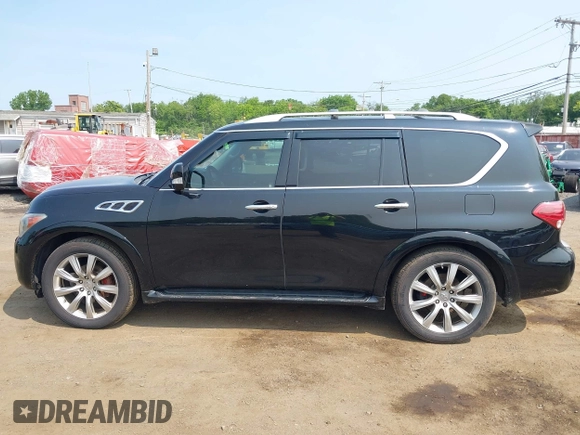 2012 Infiniti QX56 7-passenger z VIN JN8AZ2NF6C9515429, wystawiony jako IAAI lot #42419473 z przebiegiem 133 665 mil mil oraz . Historia ofert i sprzedaży dostępna na DreamBid. Obrazek 14.