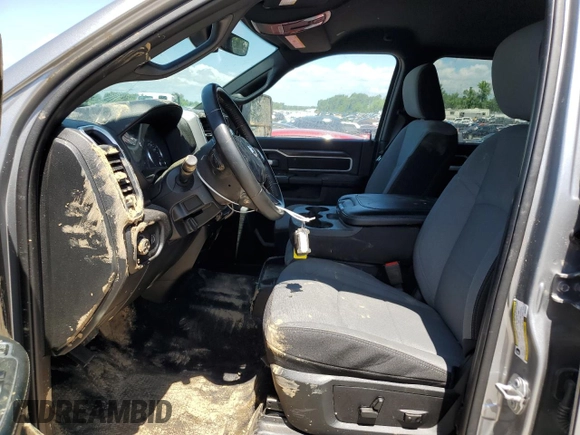 2024 Ram 2500 Big Horn with VIN 3C6UR5DJ0RG353863, listed as a Copart auction lot 61632075 with 25,014 mi miles and Clean title. Bid and sale history available at DreamBid. Image 7.