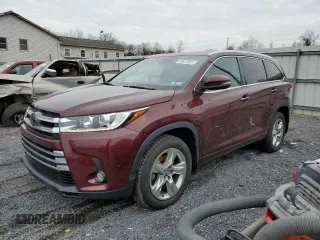 2018 Toyota Highlander Limited z VIN 5TDDZRFH7JS499385, wystawiony jako Copart lot #81841553 z przebiegiem 73 021 mil mil oraz Szkoda całkowita • Salvage title. Historia ofert i sprzedaży dostępna na DreamBid. Obrazek 1.