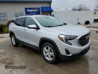 2018 GMC Terrain SLE with VIN 3GKALMEV8JL241255, listed as a Copart auction lot 51135005 with 116,170 mi miles and Salvage Title. Bid and sale history available at carsss.com. Image 4.