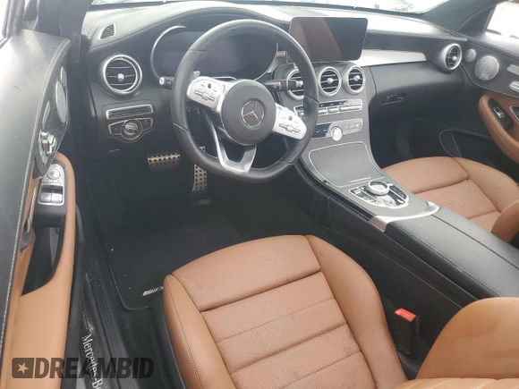 2023 Mercedes-Benz C 300 with VIN W1KWJ8DB4PG129366, listed as a Copart auction lot 68378014 with Not Provided miles and Clean Title. Bid and sale history available at DreamBid. Image 8.
